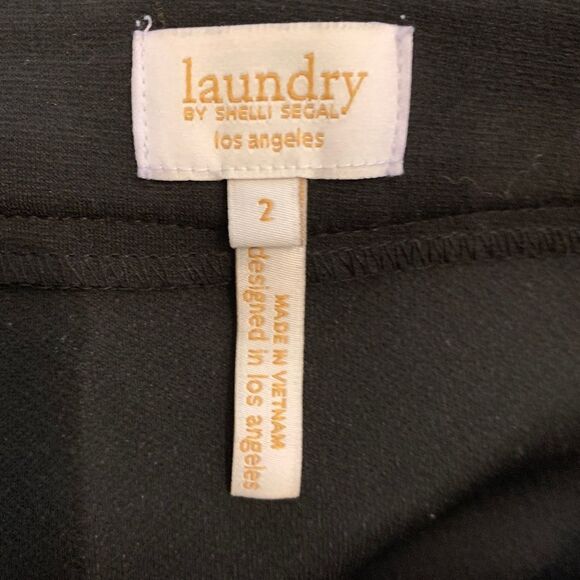 laundry by shelli segal black mini skirt - Picture 3 of 3